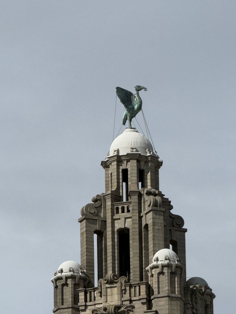 Kuppel des Royal Liver Building mit dem Liver Bird