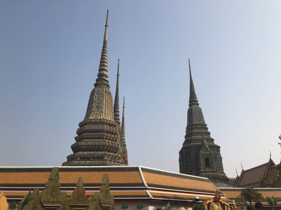 Chedis des Tempels Wat Pho in Bangkok